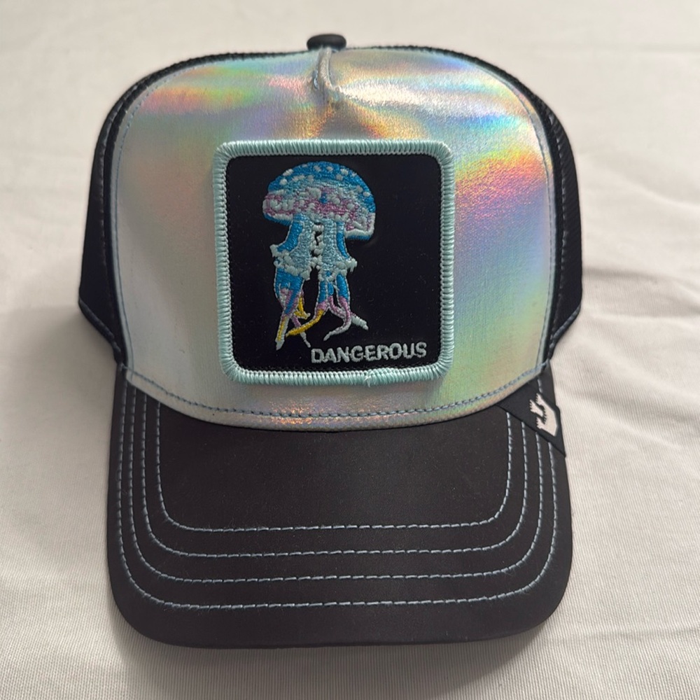 Goorin Bros Go Away Dangerous Squid Trucker Hat